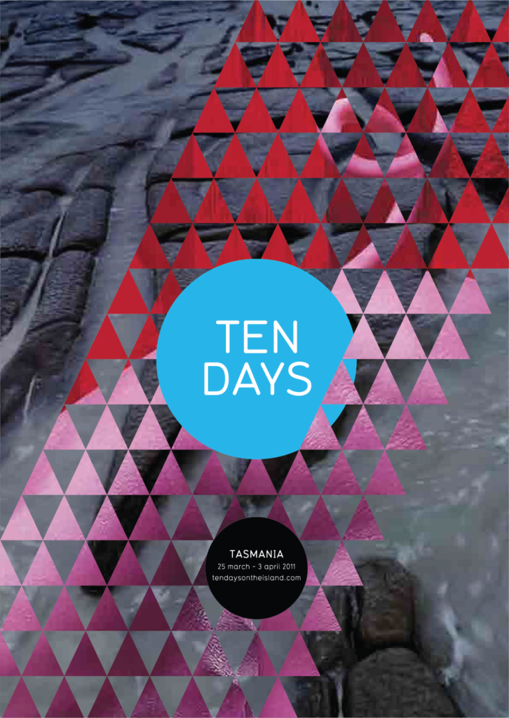 Ten Days on the Island 2011 festival brochure cover