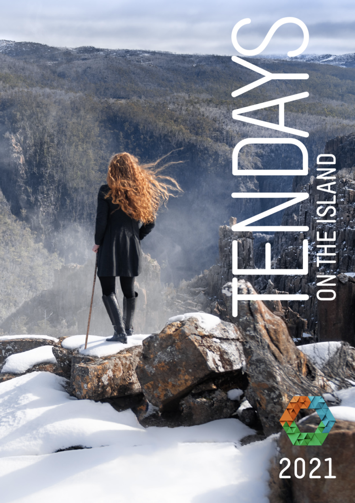 Ten Days on the Island 2021 festival brochure cover